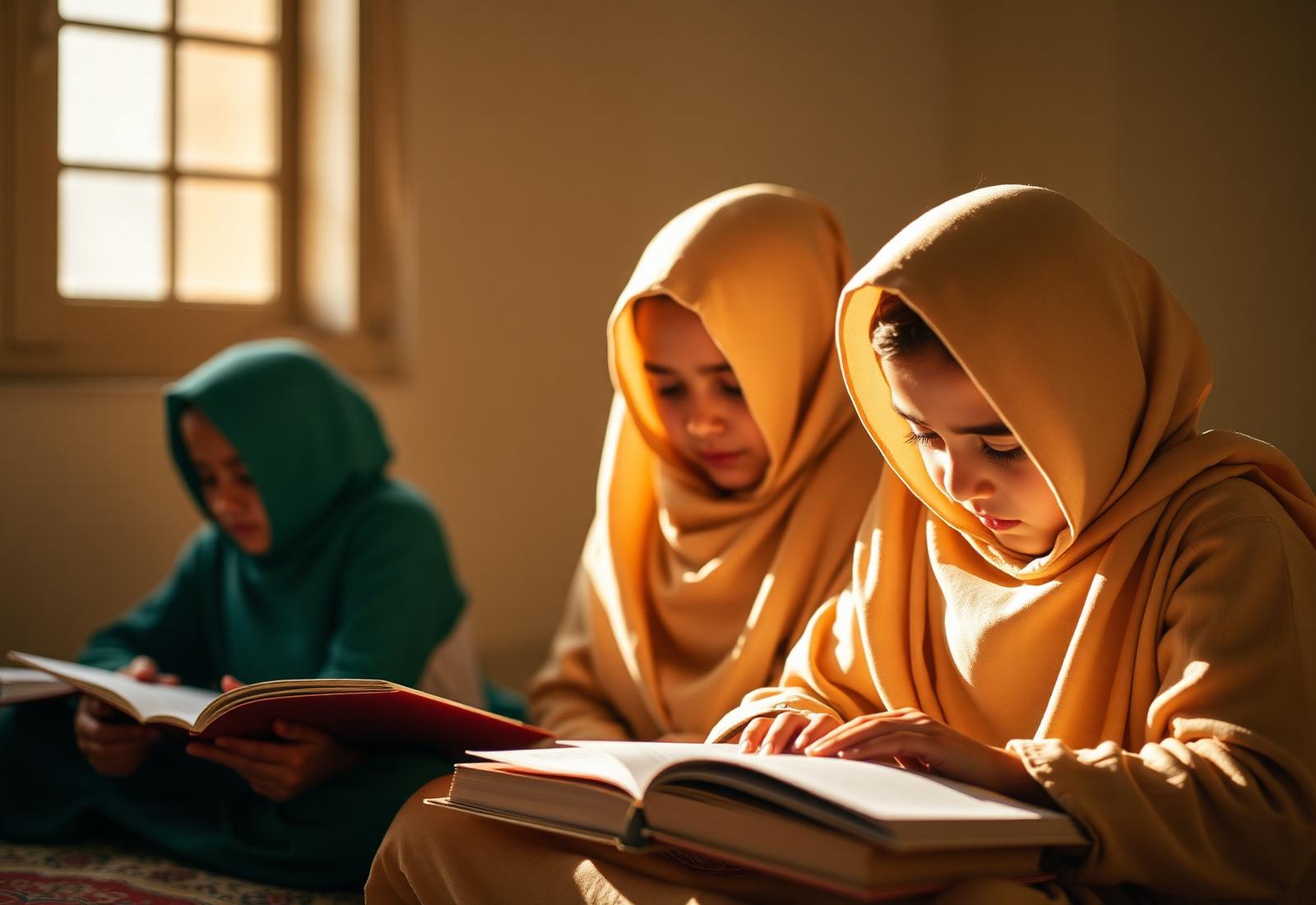 Children studying at NextGen Academy